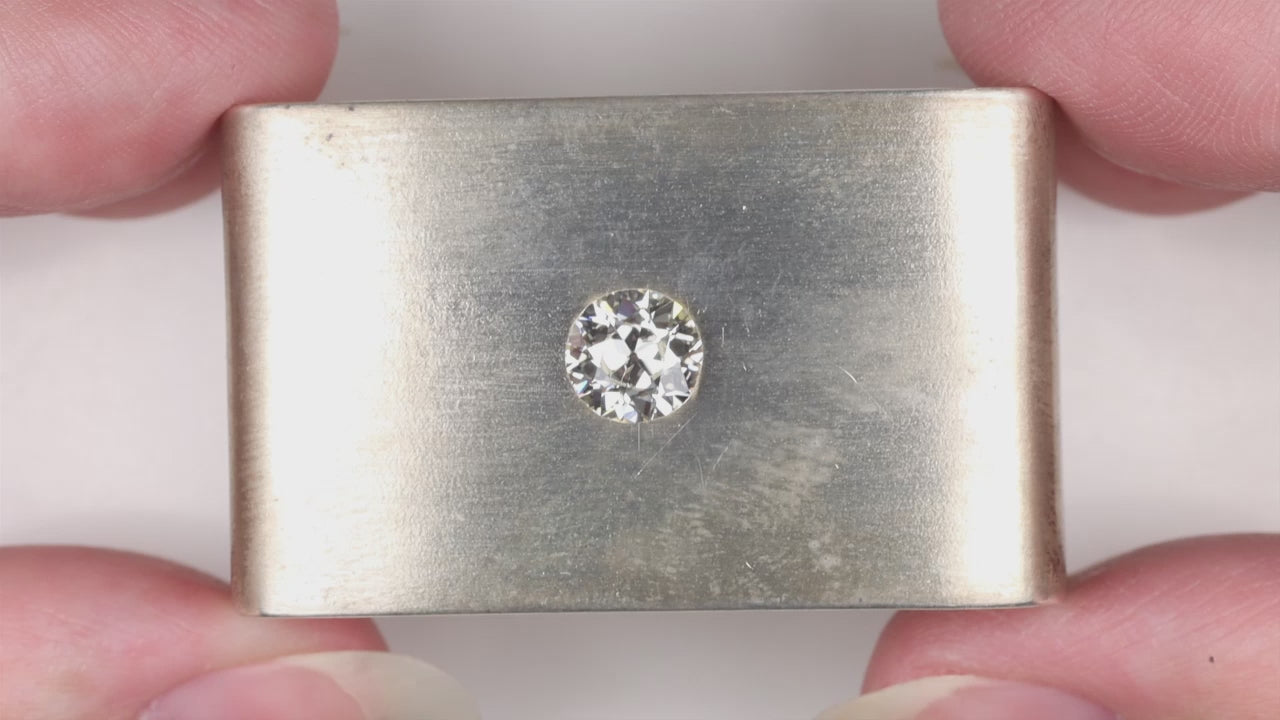 1 CARAT OLD EUROPEAN CUT DIAMOND 6.8mm VINTAGE LOOSE NATURAL ENGAGEMENT ESTATE