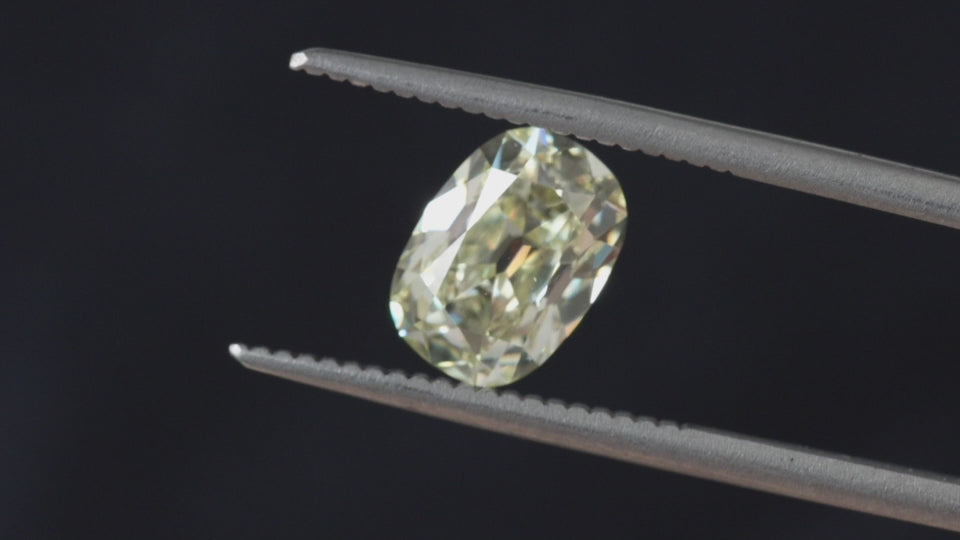 2 CARAT OLD MINE CUT DIAMOND GIA CERTIFIED S-T VS1 ELONGATED CUSHION BRILLIANT