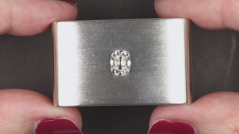 1.5 CARAT OLD MINE CUT DIAMOND GIA CERTIFIED I SI1 CUSHION BRILLIANT ELONGATED
