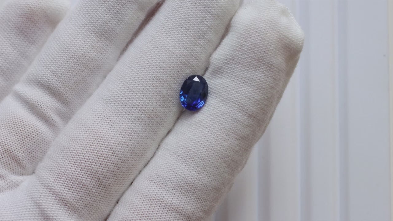 2.22ct GIA CERTIFIED SAPPHIRE 9.1x7mm OVAL SHAPE CUT LOOSE NATURAL GEMSTONE
