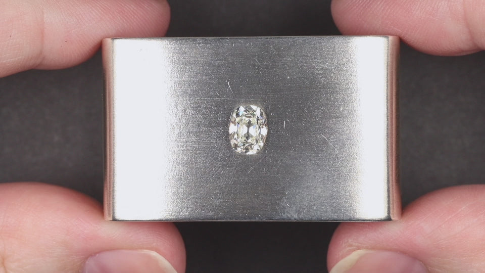 1ct GIA CERTIFIED J VVS1 OLD MINE CUT DIAMOND CUSHION LOOSE ENGAGEMENT NATURAL