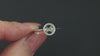 SOLITIARE BEZEL RING SETTING 14k GOLD ENGAGEMENT MILGRAIN CATHEDRAL ROUND MOUNT