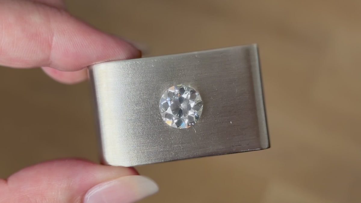 4.33ct E VVS2 OLD EUROPEAN CUT LAB CREATED DIAMOND CERTIFIED LOOSE VINTAGE STYLE