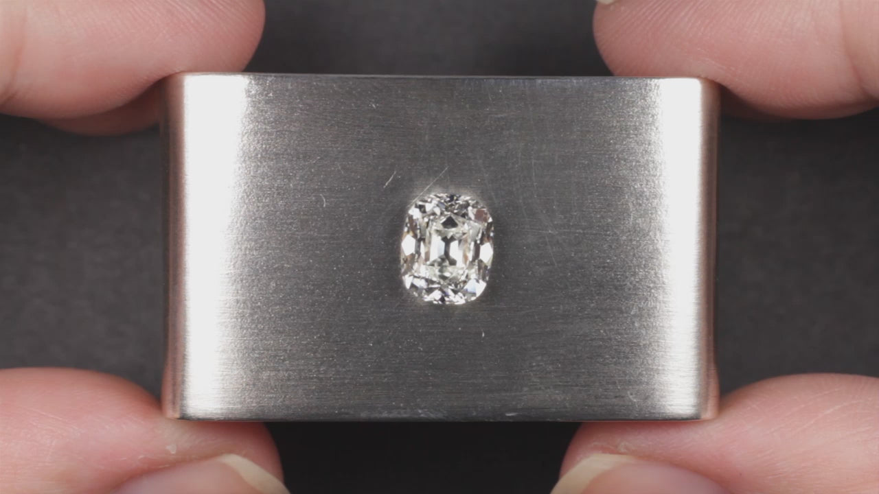 2 CARAT OLD MINE CUT DIAMOND GIA CERTIFIED I VS1 CUSHION BRILLIANT ELONGATED