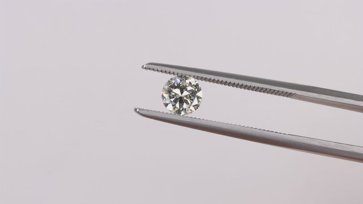 VINTAGE 0.51ct OLD TRANSITIONAL CUT DIAMOND K VS1 LOOSE NATURAL 5mm 1/2 CARAT