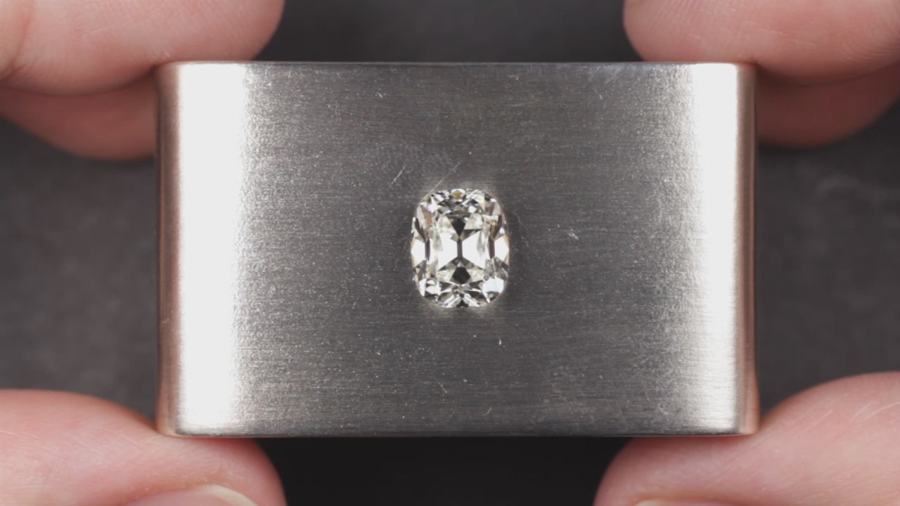 2 CARAT OLD MINE CUT DIAMOND GIA CERTIFIED J VVS2 ELONGATED CUSHION BRILLIANT