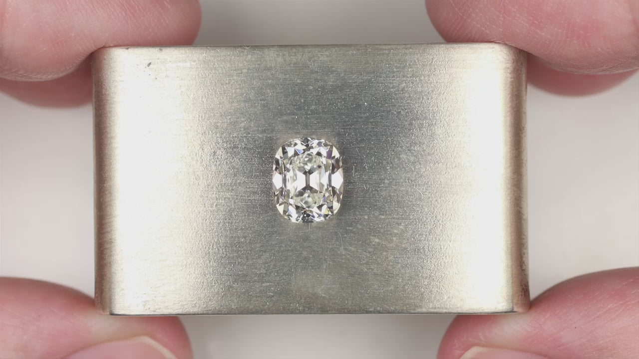 2 CARAT OLD MINE CUT DIAMOND GIA CERTIFIED I VS1 ELONGATED CUSHION BRILLIANT