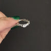 OLD EUROPEAN CUT DIAMOND ENGAGEMENT RING D SI2 VINTAGE STYLE FLORAL VINE NATURAL