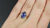3.77ct BLUE SAPPHIRE OVAL SOLITAIRE RING VINTAGE STYLE CLAW PRONGS 14k GOLD