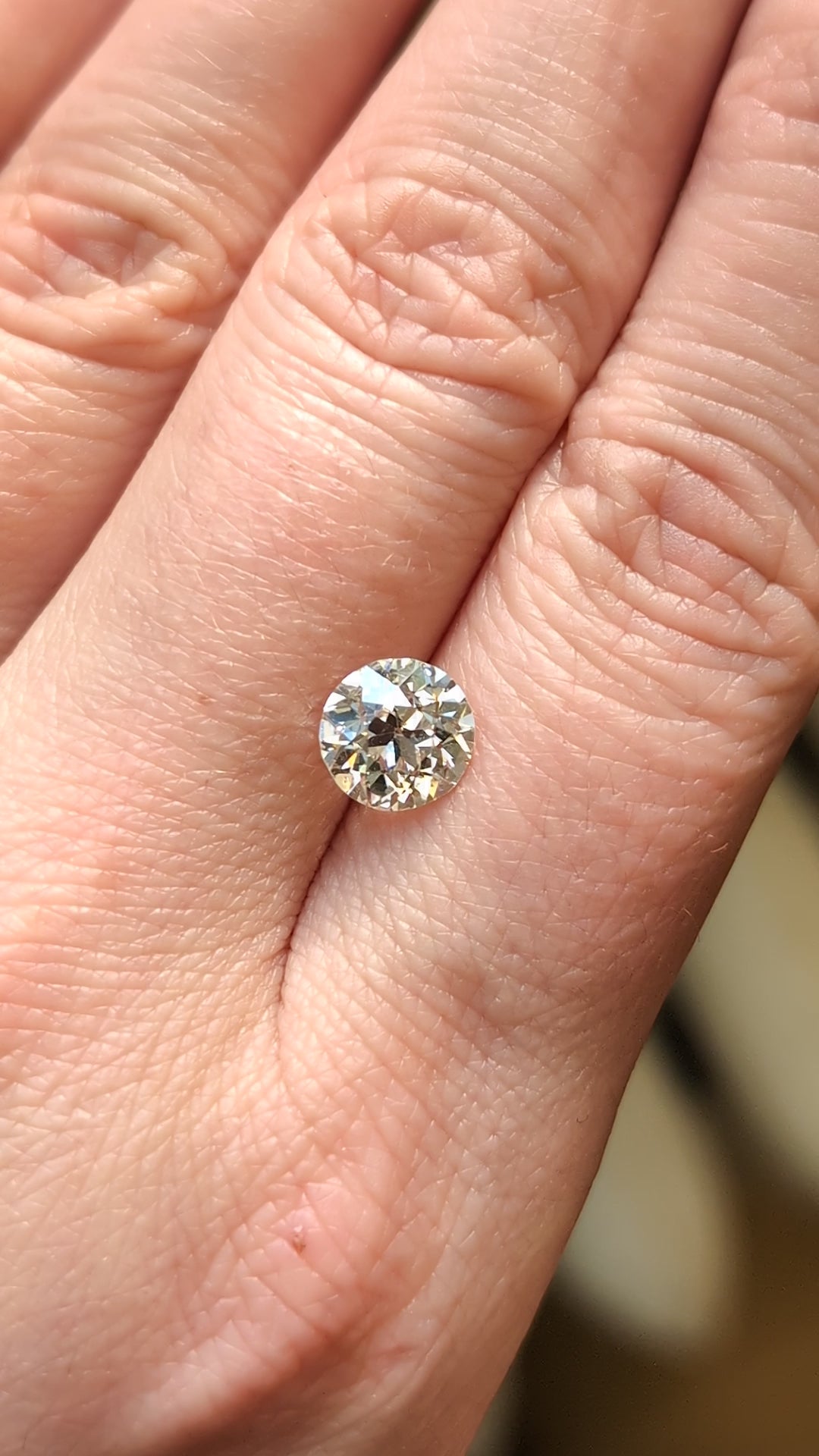 2.27ct OLD EUROPEAN CUT DIAMOND G-H SI2 VINTAGE LOOSE NATURAL ENGAGEMENT ESTATE