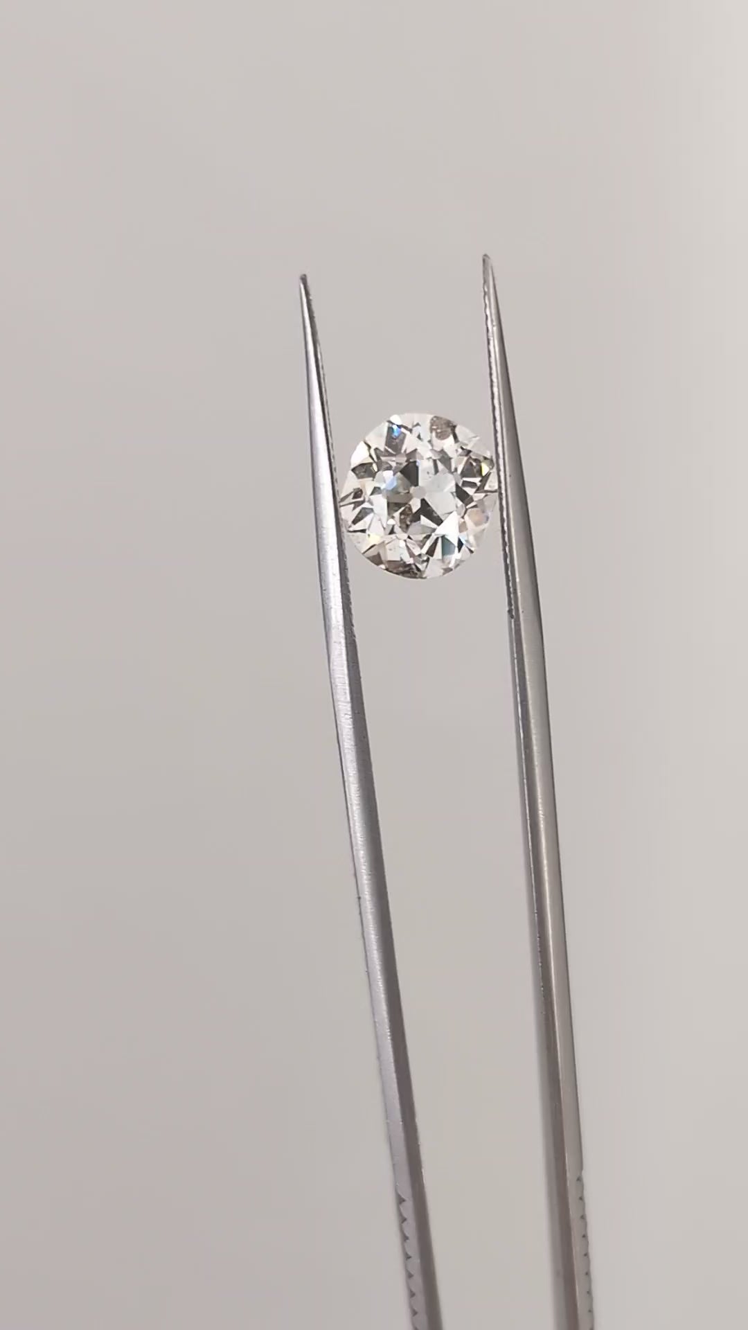 1.92ct OLD MINE CUT DIAMOND ANTIQUE J SI LOOSE NATURAL ENGAGEMENT ESTATE 2 CARAT