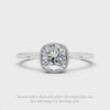 1ct CUSHION SHAPE DIAMOND ENGAGEMENT RING GIA CERTIFIED MILGRAIN BEZEL SOLITAIRE