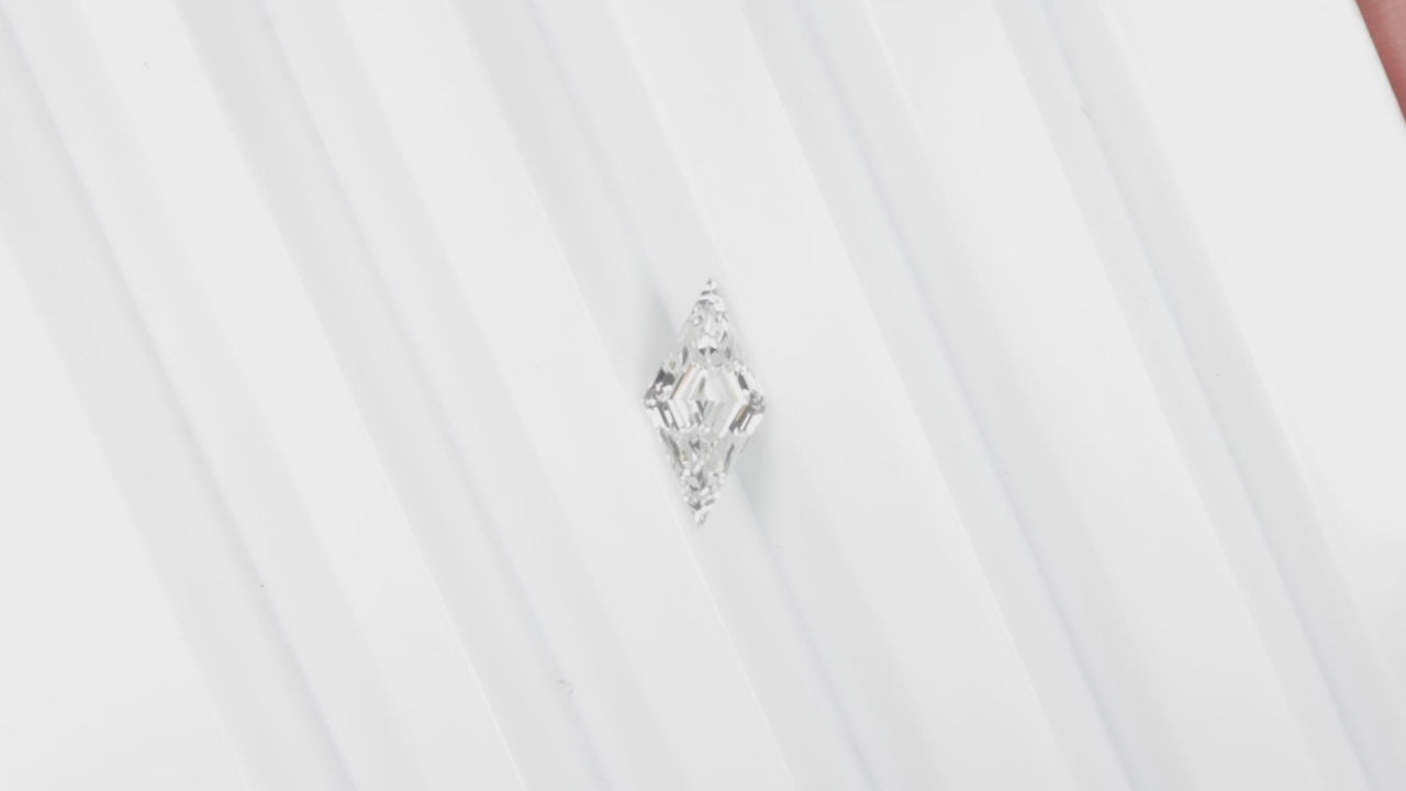 1.5ct LOZENGE SHAPE LAB CREATED DIAMOND IGI CERTIFIED D VS1 GEOMETRIC KITE LOOSE