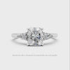 1.70c CUSHION SHAPE DIAMOND ENGAGEMENT RING GIA CERTIFIED H SI1 3 STONE PLATINUM