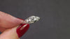 VINTAGE DIAMOND SOLITAIRE RING G VS1 18K WHITE GOLD FILIGREE BUTTERFLY ROUND CUT