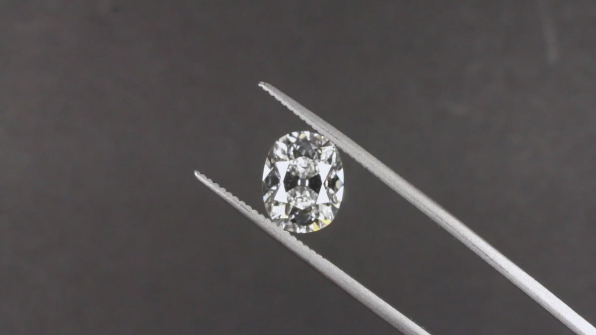 3.07ct D VS1 OLD MINE CUT LAB CREATED DIAMOND IGI CERTIFIED LOOSE CUSHION SHAPE