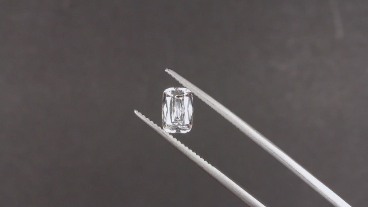 LAB CREATED 1.09ct D VS1 ASHOKA CRISS CUT DIAMOND IGI CERTIFIED CUSHION SHAPE