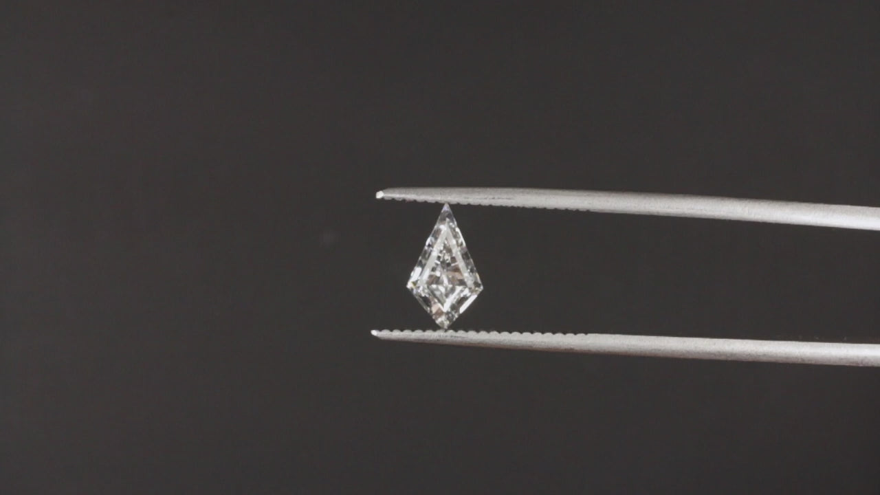 LAB CREATED 1.04ct D VVS2 DIAMOND KITE SHAPE IGI CERTIFIED 1 CARAT LOOSE 
