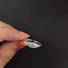 VINTAGE DIAMOND ENGAGEMENT RING 0.35ct G VS2 ROUND CUT ESTATE 14k WHITE GOLD
