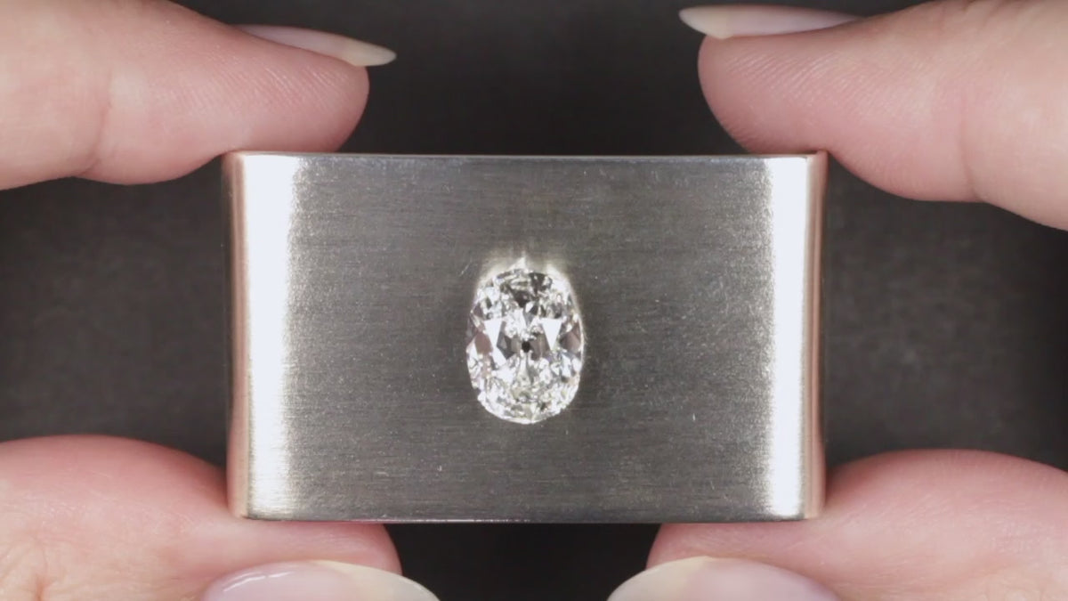 3ct E VS1 OLD MINE CUT LAB CREATED DIAMOND IGI CERTIFIED 3 CARAT CUSHION SHAPE