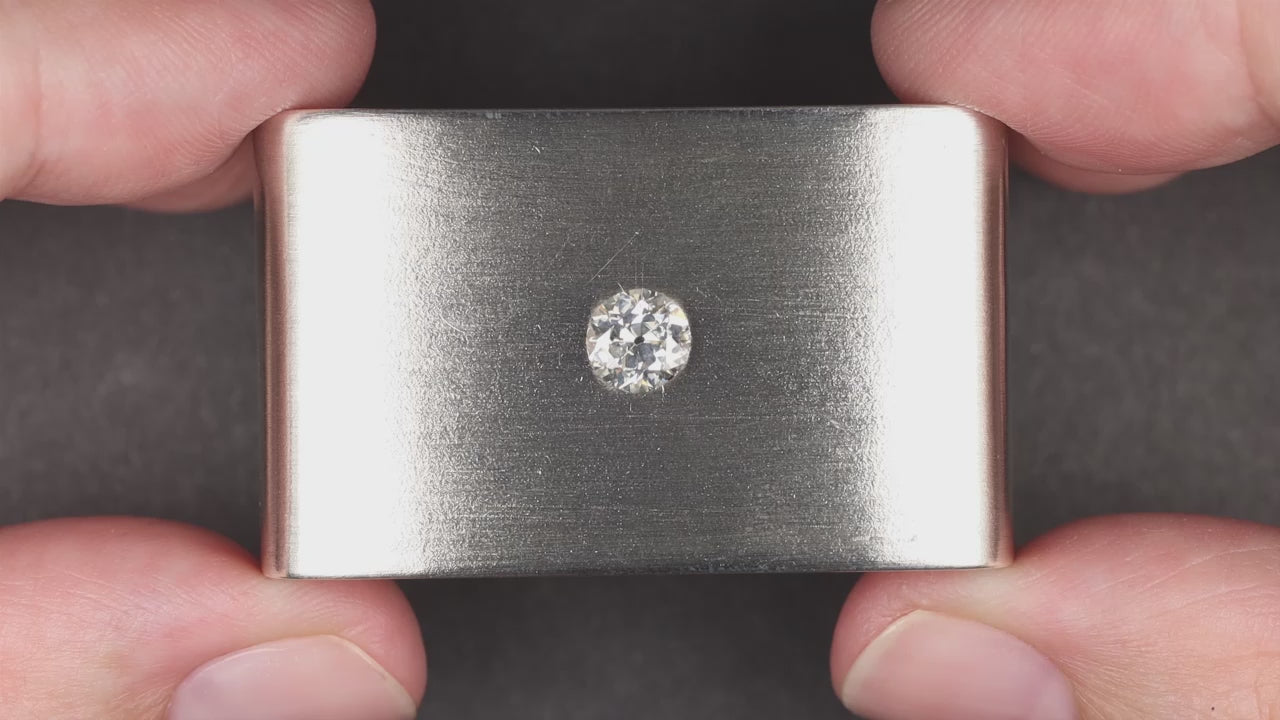 0.73ct OLD MINE CUT DIAMOND I-J SI1 ANTIQUE NATURAL ENGAGEMENT LOOSE 3/4 CARAT