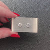 2.10ct VERY GOOD CUT G-H SI DIAMOND STUD EARRINGS 6.5mm PAIR ROUND 2 CARAT