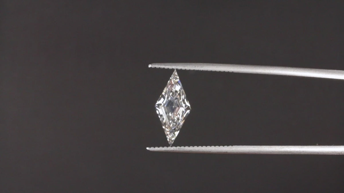 LAB CREATED 2ct E VVS2 DIAMOND LOZENGE STEP CUT IGI CERTIFIED 2 CARAT LOOSE KITE