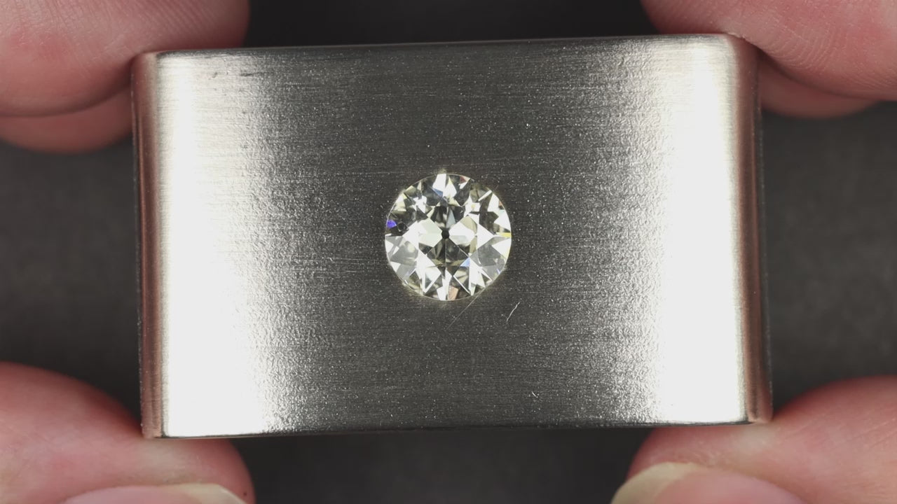 1.70ct OLD EUROPEAN CUT DIAMOND VINTAGE 8.3mm NATURAL LOOSE ESTATE ENGAGEMENT