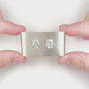 7.12ct DIAMOND STUD EARRINGS EXCELLENT ROUND BRILLIANT CUT NATURAL PAIR 7 CARAT