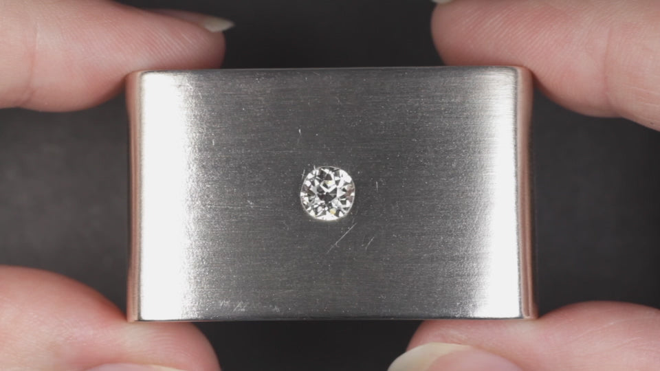 0.67ct OLD EUROPEAN CUT DIAMOND G-H VS2 VINTAGE LOOSE NATURAL ESTATE ENGAGEMENT