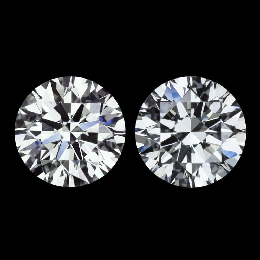 1.15ct F-G VS LAB CREATED DIAMOND STUD EARRINGS PAIR EXCELLENT ROUND CUT GROWN