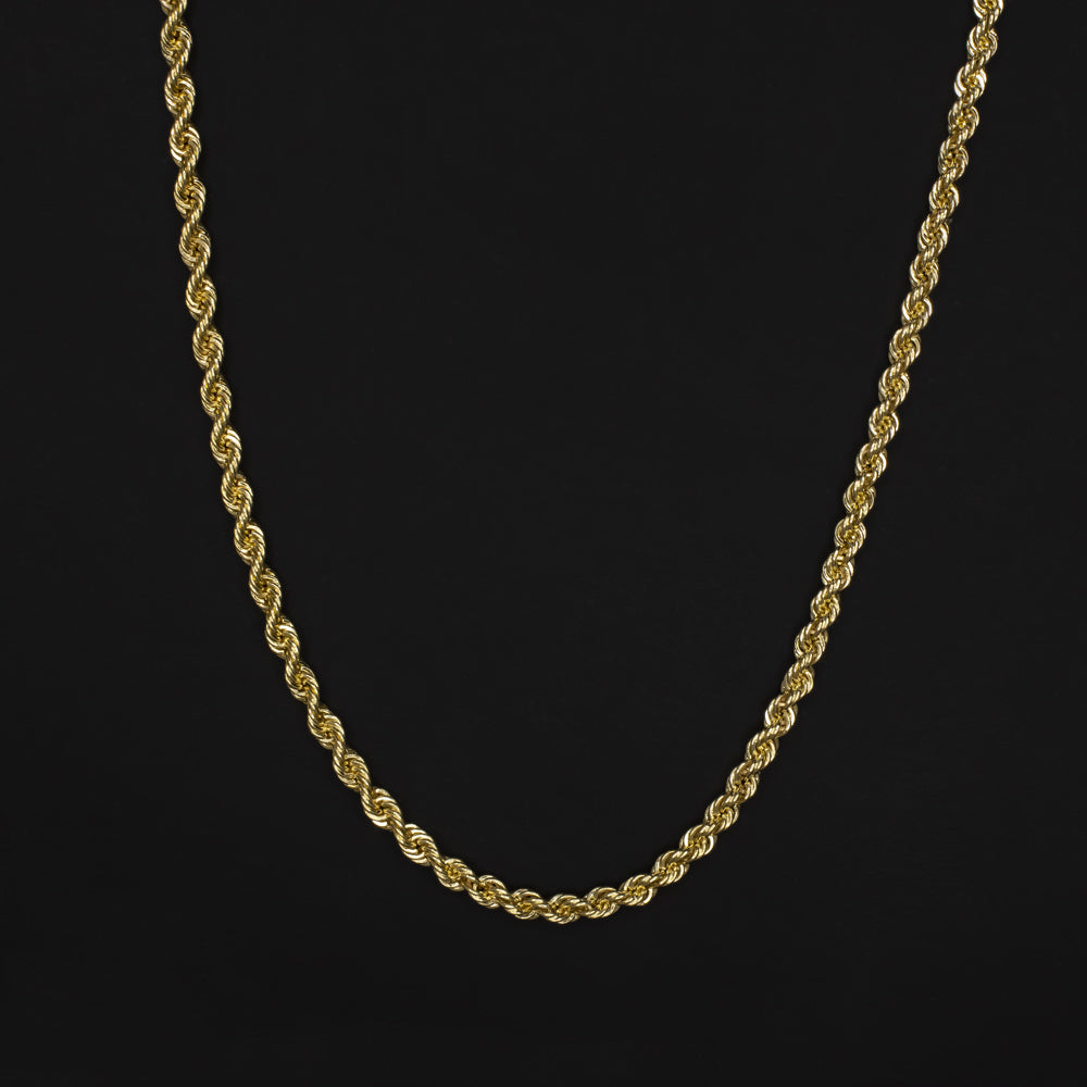 Twisted Gold Stainless Steel Chain Necklace | Boutique of Leathers -  Boutique of Leathers/Open Road