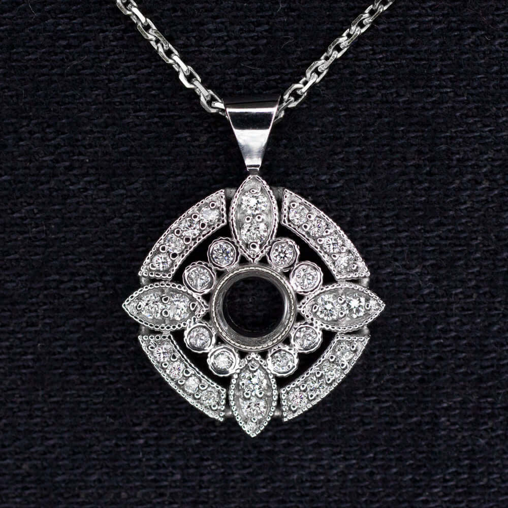 Unusual diamond pendants Clearance