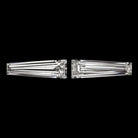 1/2ct 7.1mm G-H VS2 BAGUETTE CUT DIAMOND MATCHING PAIR EXTRA LONG ACCENT STONES