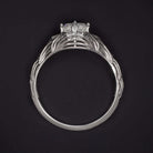 1 CARAT GIA CERTIFIED G SI2 DIAMOND ENGAGEMENT RING VINTAGE FILIGREE SOLITAIRE