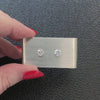 1.44ct E-F COLOR VERY GOOD CUT NATURAL DIAMOND STUD EARRINGS ROUND PAIR 1.5ct