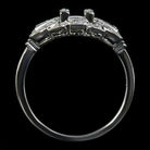 VINTAGE SETTING 5MM-6MM ROUND FLOWER SEMI MOUNT ROUND DIAMOND DECO STYLE RING Ivy & Rose