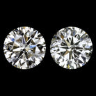 2.09ct EXCELLENT CUT DIAMOND STUD EARRINGS ROUND BRILLIANT MATCHING PAIR 2 CARAT