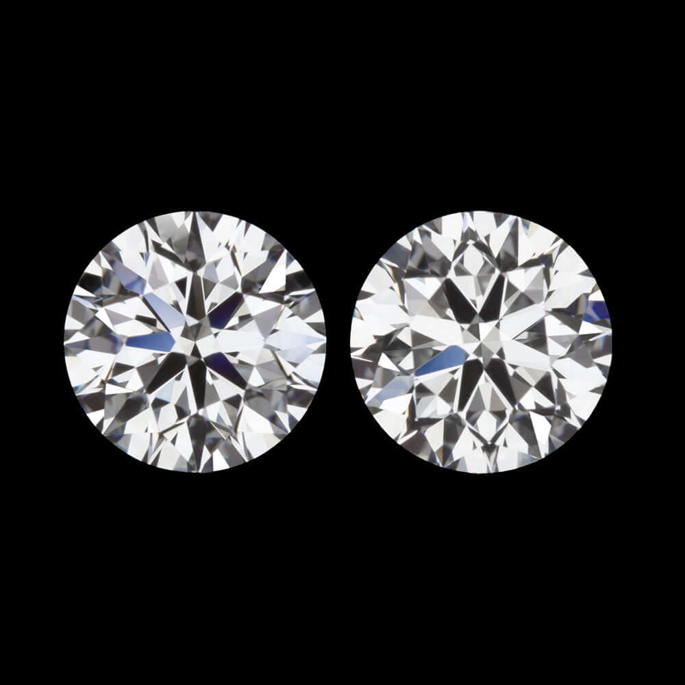 Real 1/2CT Round Brilliant Cut Diamond Stud Earring In 14K Gold Lab Created  VS