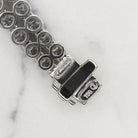 VINTAGE H WINSTON 7 CARAT DIAMOND TENNIS BRACELET 18k E-F VVS-VS DOUBLE ROW