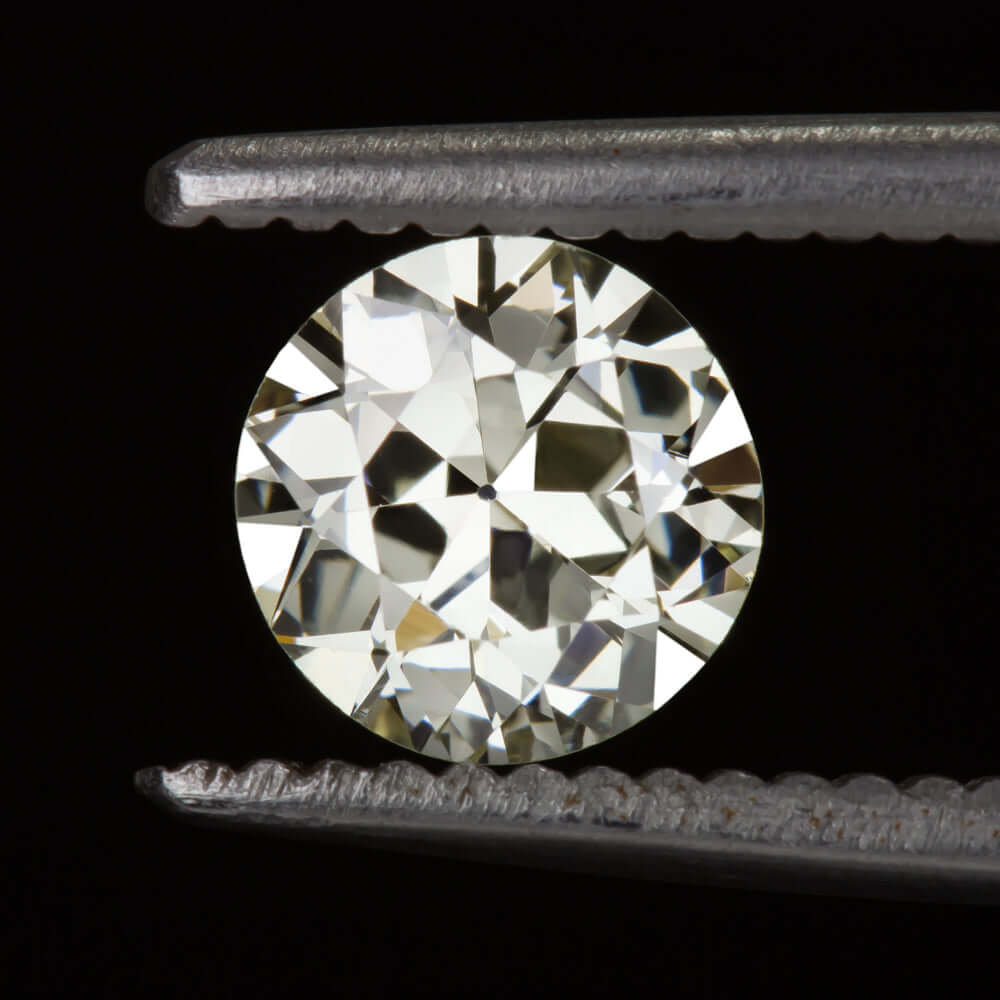 0.87ct K-L VS1 OLD EUROPEAN CUT DIAMOND VINTAGE LOOSE NATURAL ESTATE ENGAGEMENT