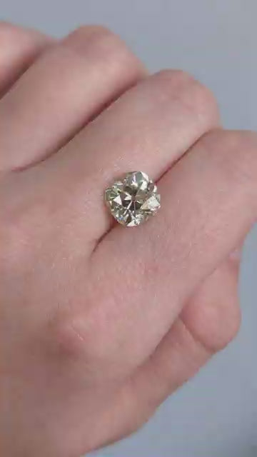5.31ct GIA CERTIFIED OLD MINE CUT DIAMOND ANTIQUE LOOSE NATURAL 1900s 5 CARAT