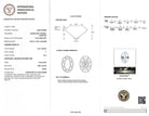 2.23ct LAB CREATED DIAMOND CERTIFIED F VS2 OVAL SHAPE CUT LOOSE COLORLESS GROWN