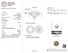 2.10c LAB CREATED DIAMOND STUD EARRINGS CERTIFIED F VS1 EXCELLENT ROUND 2ct PAIR