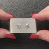 2.68ct VERY GOOD CUT DIAMOND STUD EARRINGS NATURAL ROUND BRILLIANT PAIR 2.5ct