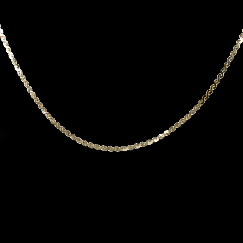 Unisex Men's White Pearl Necklace - MakoaAdjustable 15