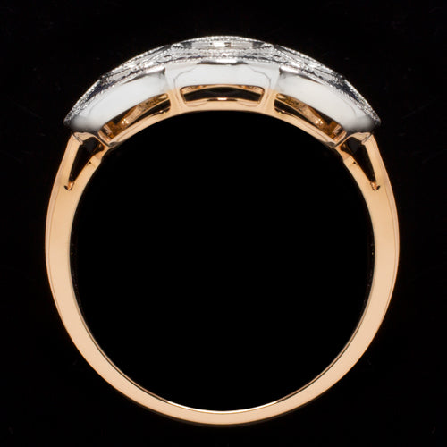 VINTAGE ART DECO DIAMOND SAPPHIRE STONE RING SETTING ANTIQUE