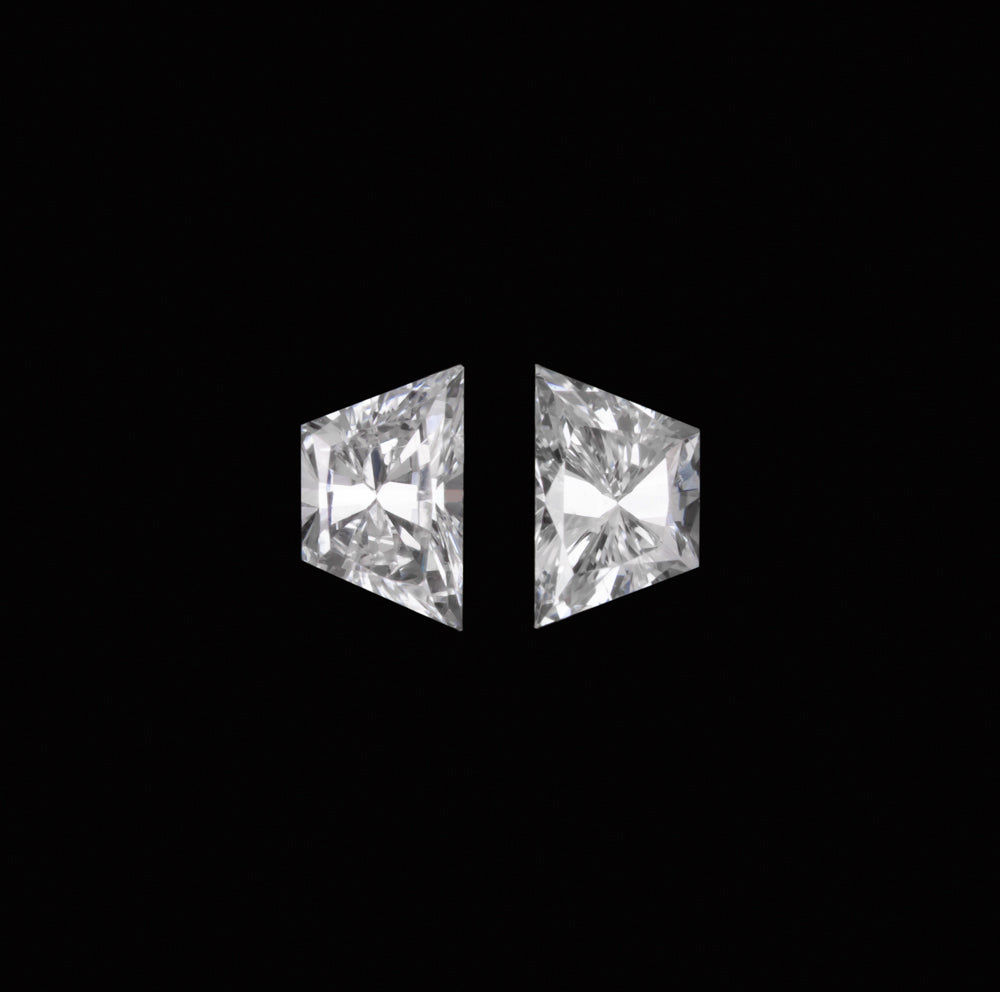 Trapezoid cut diamond Clearance