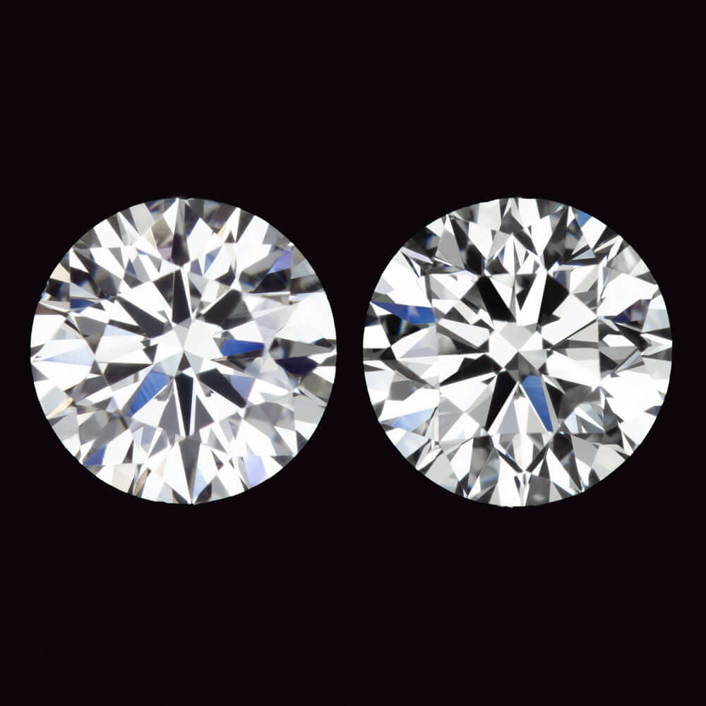 3.27ct LAB CREATED DIAMOND STUD EARRINGS CERTIFIED E VS1 EXCELLENT CUT ROUND