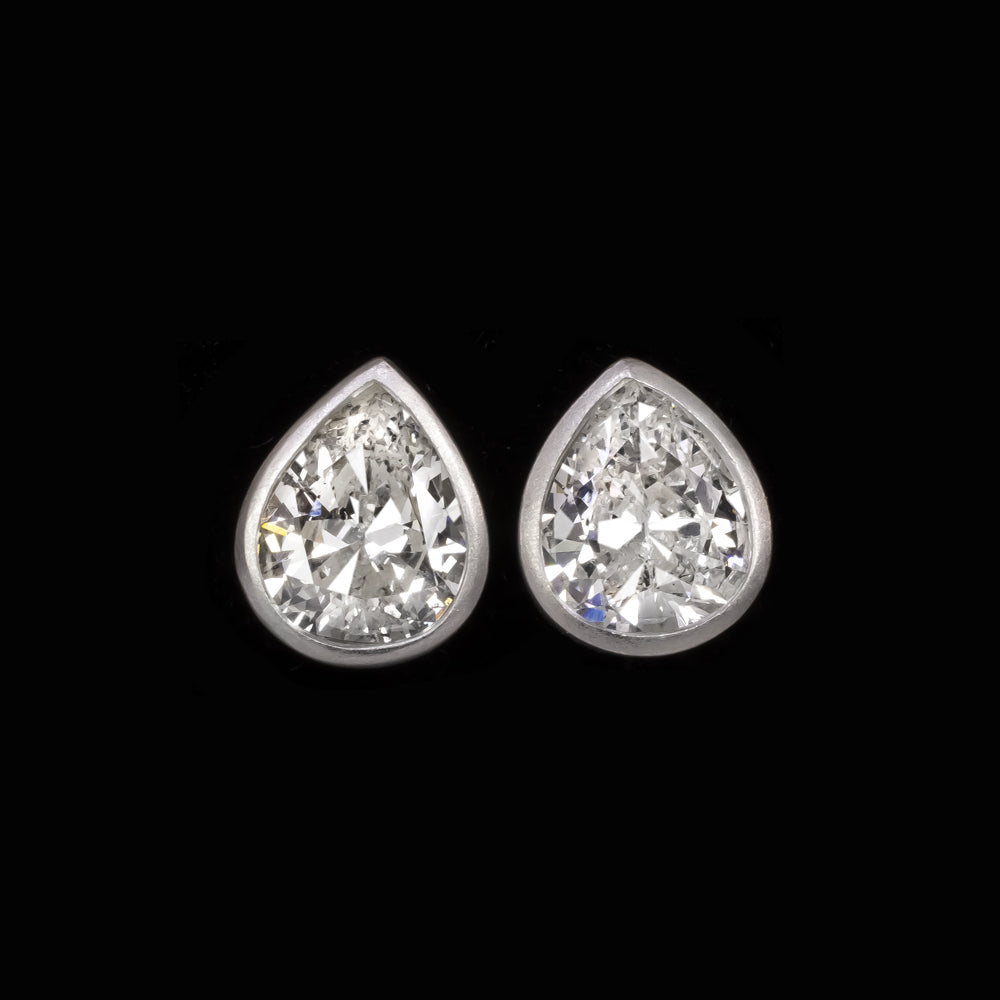 Alisson Platinum Diamond Earrings-Candere by Kalyan Jewellers